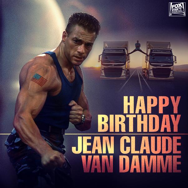 Wishing the action man of Hollywood, Jean-Claude Van Damme a very Happy Birthday! Sending in your wishes below 