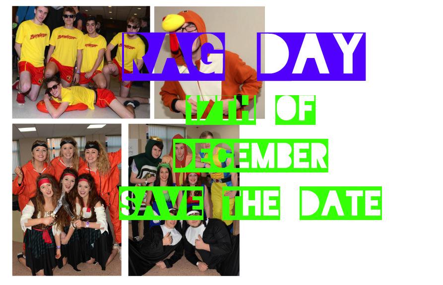 BCSUnion's tweet photo. SAVE THE DATE 17TH OF DECEMBER RAG DAY 2015 http://t.co/74I9j5uuDE
