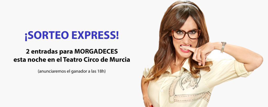 MPC_management's tweet photo. ¡SORTEO! Sabemos que muchos os habéis quedado sin entradas para @ana_morgade hoy. Síguenos y haz RT para participar. http://t.co/PyoQevq2re