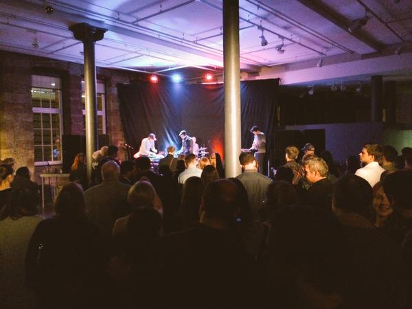 The_Lighthouse's tweet photo. #photooftheday @foundtheband taken by @sherifriers last week at our #LighthouseLate http://t.co/40JinD6iOe