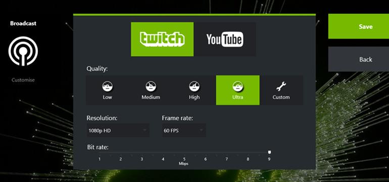 Nvidia Geforce Uk You Can Now Stream To Twitch At 1080p60fps Using Our New Geforce Experience Beta Http T Co Obhbmwwcdb Http T Co Llolpl5dng