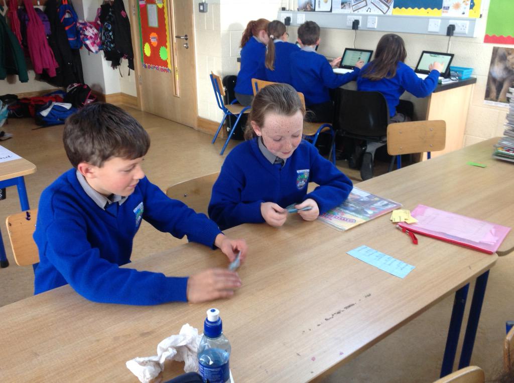 CrubanyNS's tweet photo. Rang a Ceathair agus Rang a Cúig enjoying a range of practical tasks based around +,-,X @mathsweek #mathsweek15 http://t.co/vrfkMBjtjn