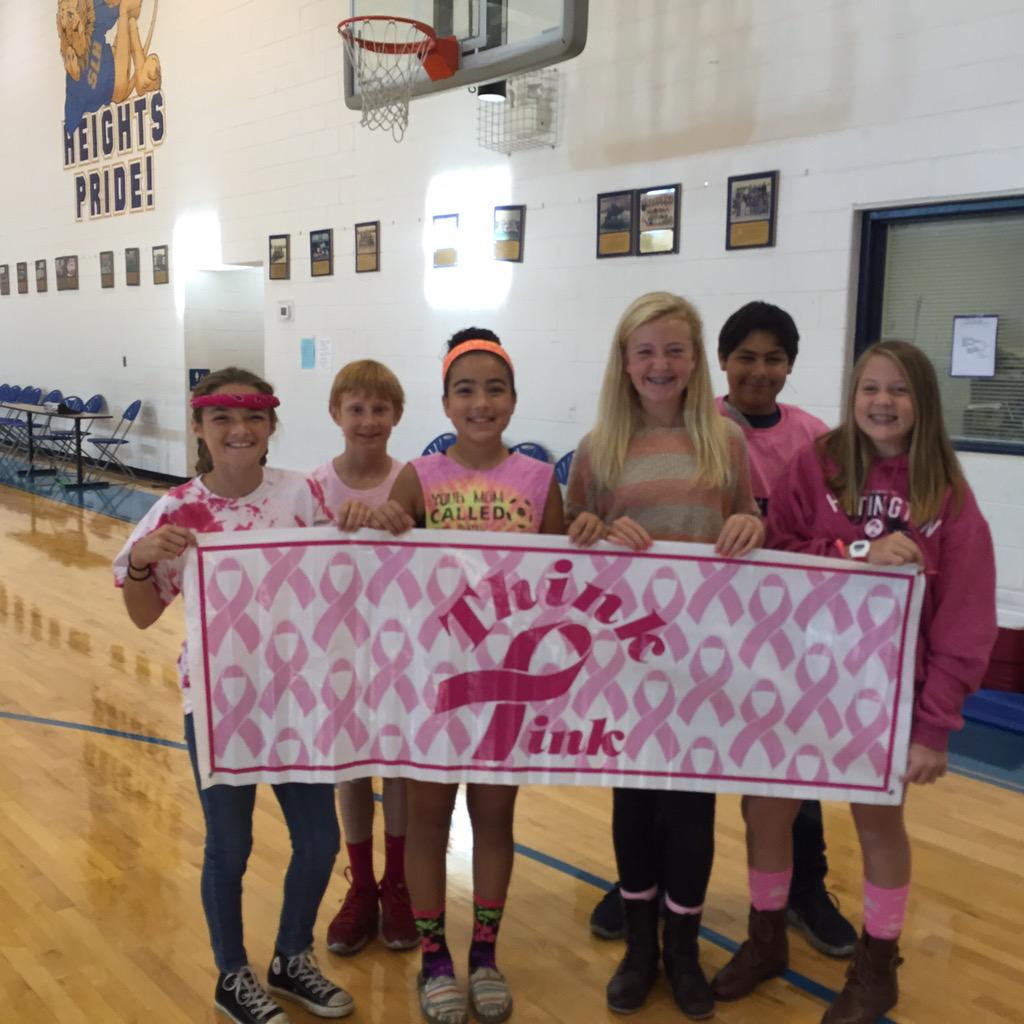 JBassi11's tweet image. Student Council Supports Breast Cancer Awareness 🎀 @SLHeights