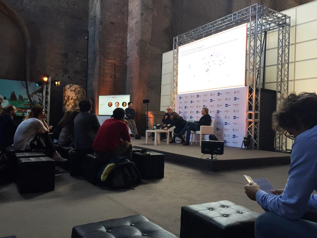 GlendaGalliano's tweet photo. WHY? @DocFact @MIAmarket_Rome #termedidiocleziano #MIA Nick Fraser, Mette Hoffman and Axel Arno http://t.co/zZEbKYk3FY