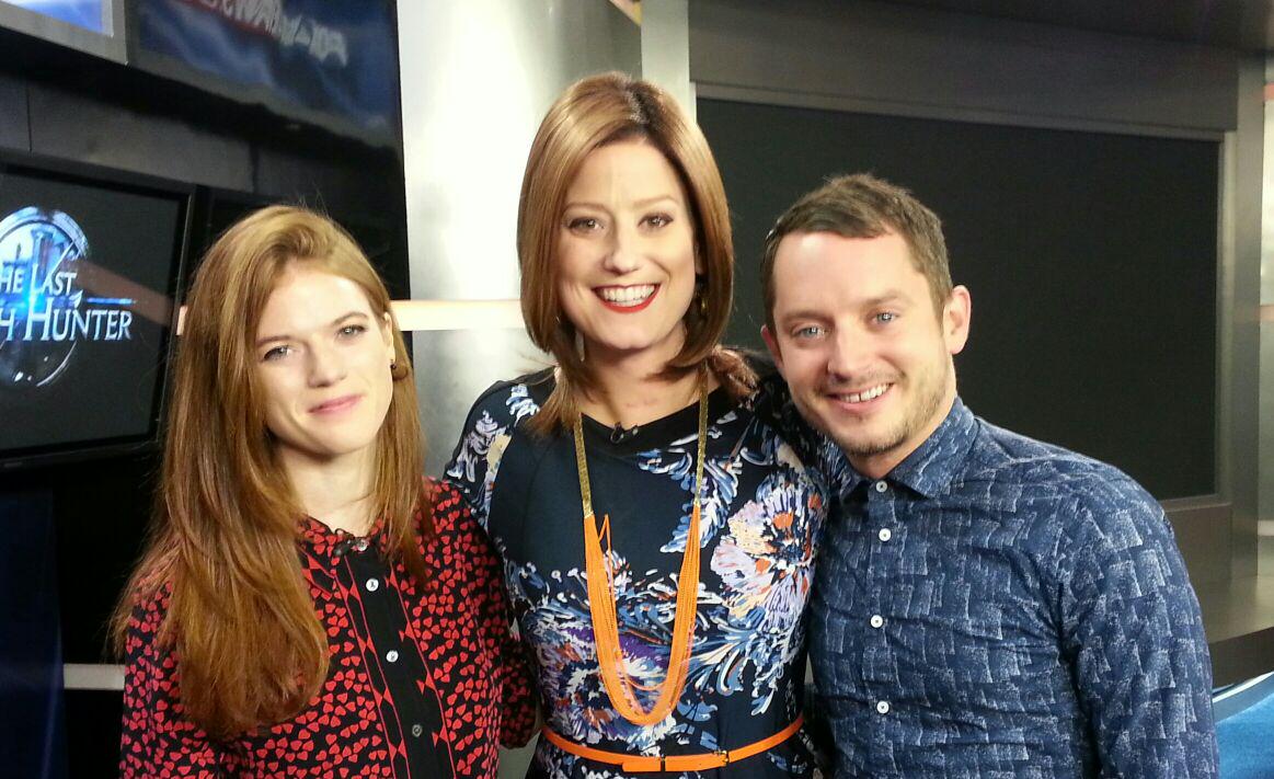 JenMyersWeather's tweet image. I love my life right now.... @RoseELeslie and @elijahwood #geekoverload