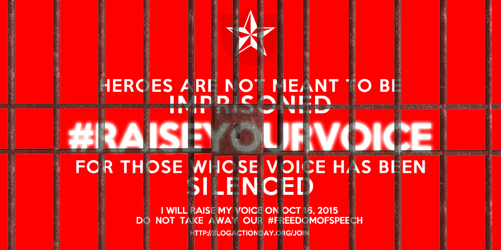 bloglistmy's tweet photo. #RaiseYourVoice for those whose voice has been silenced. Join @blogactionday12 on #Oct16 | #JustABlogger #Heroes http://t.co/TDfTW71cI7