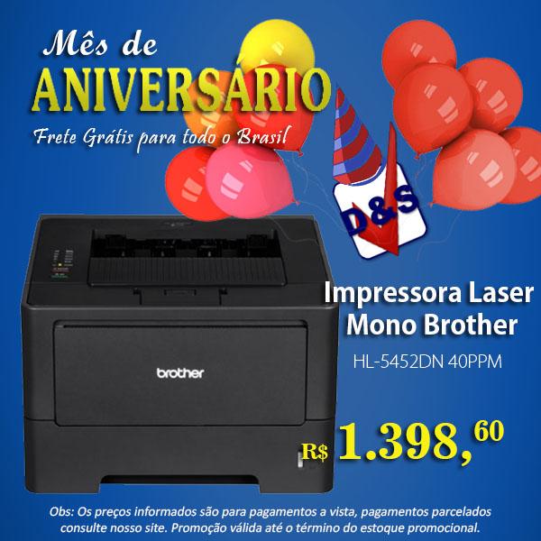 Impressora Laser Mono HL-5452DN 40PPM - Brother
desinformatica.com.br/Impressora-Las…
#impressorabrother #fretegratis