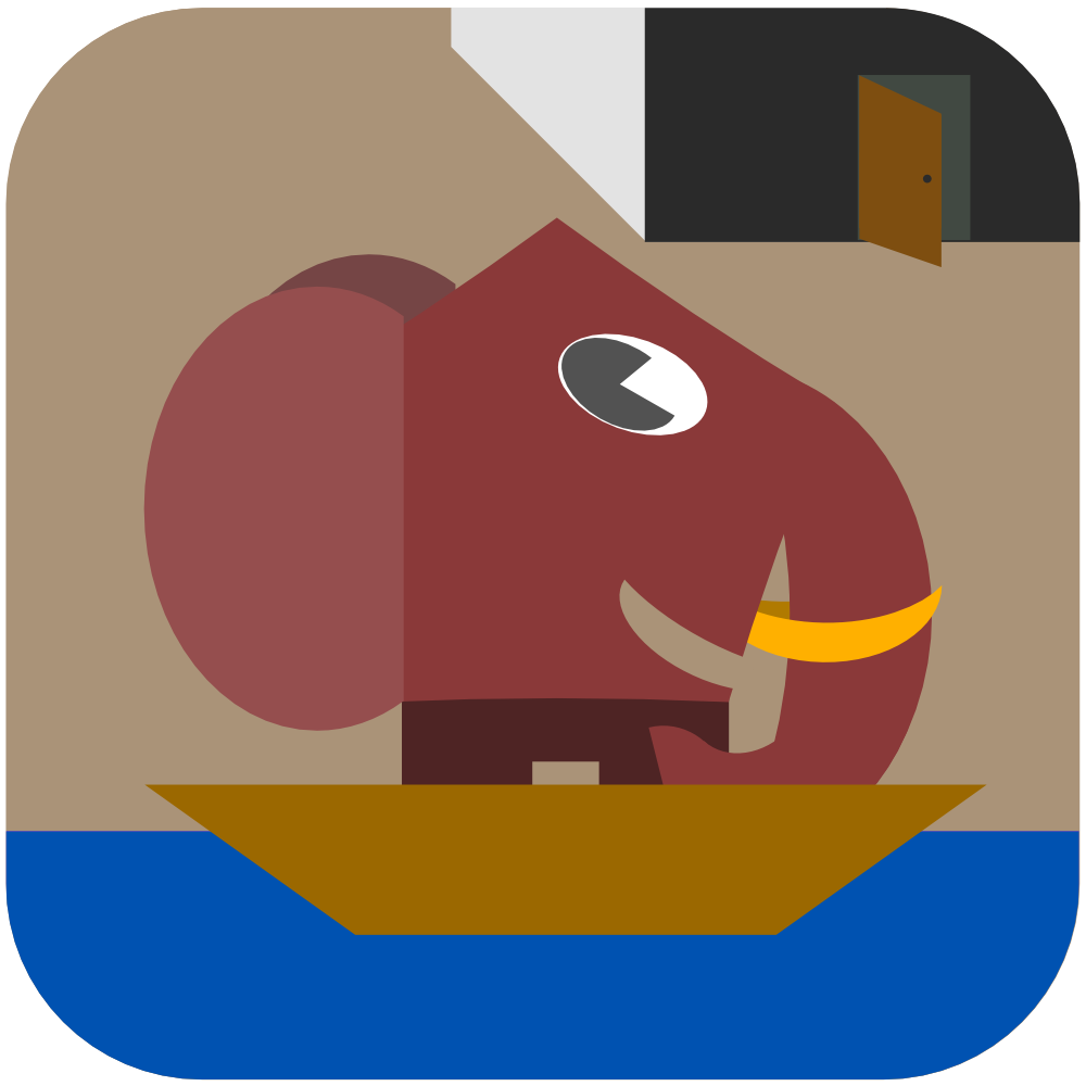 elephantchatbot's tweet photo. I've escaped the room and found a boat! @saberruk http://t.co/itcPRVafHZ