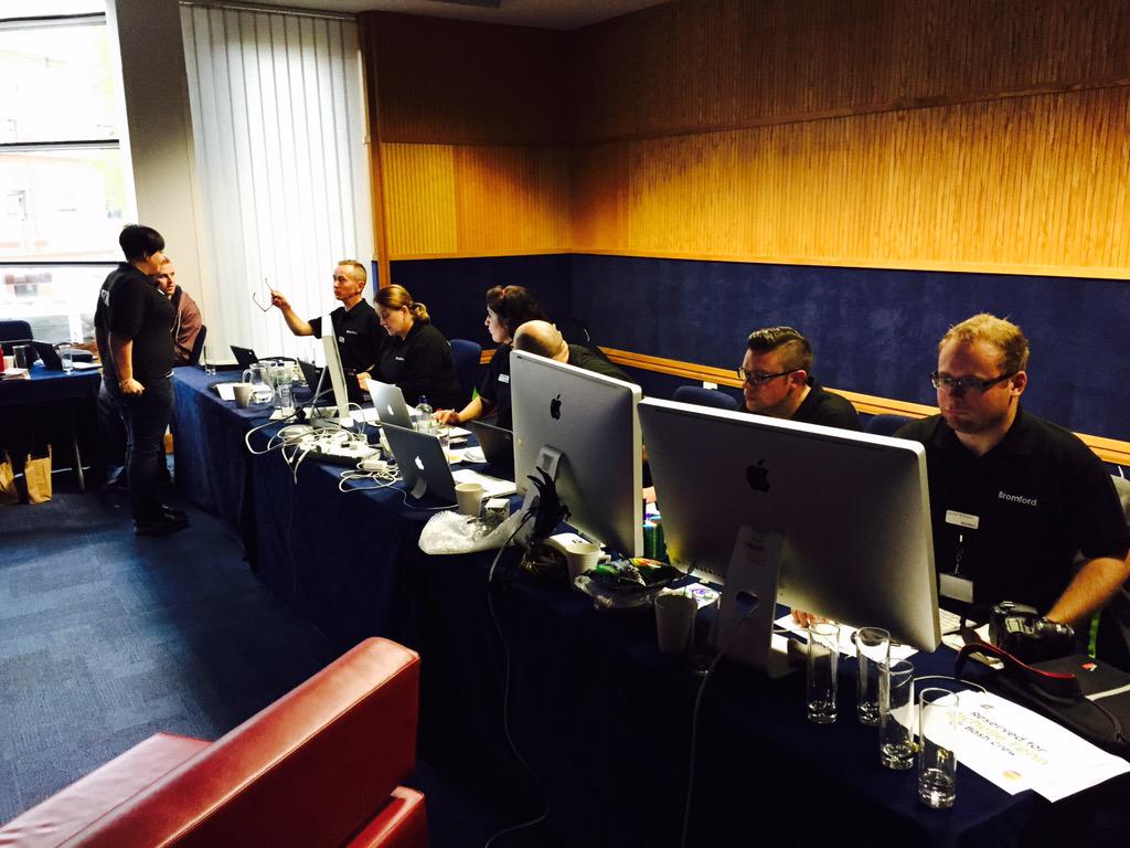 AlexHoneycomb's tweet image. The amazing team behind @BromfordBash - the bit you don&apos;t see! #bash2015