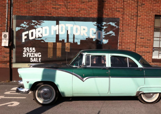 FordMonroeville's tweet photo. Remember simpler days. What's your one-word description for this 1955 #Ford? #FordThrowback http://t.co/OW3cqzMZlT