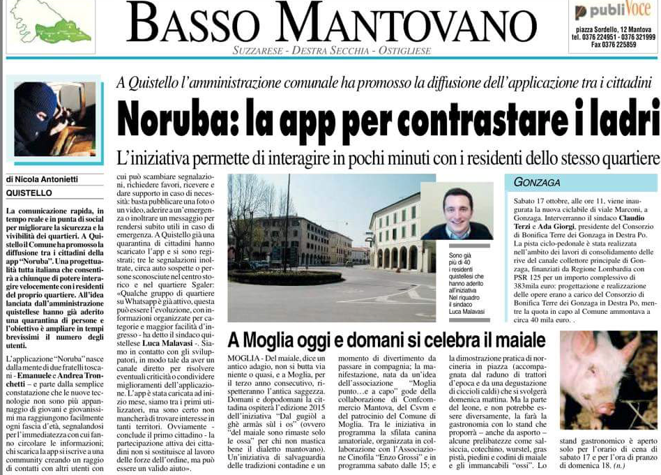 InfoNoruba's tweet photo. Continua la diffusione della community Noruba. @VocediMantova @LucaSindaco #quistello #sicurezza #vicini #app http://t.co/wUTVqGJ7Q8