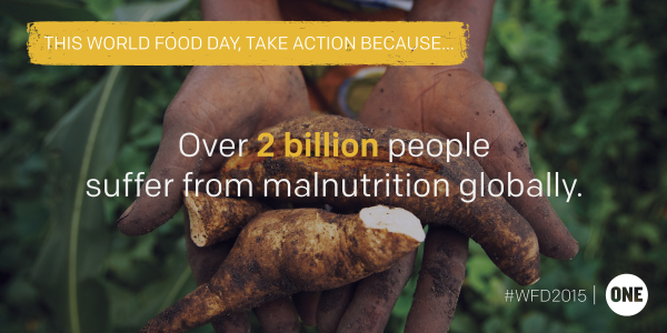 Daengineernet's tweet photo. Over 2billion people suffer from Malnutrition what can engineers do to make food more available to all? #WFD2015 http://t.co/weMXExz7Gj