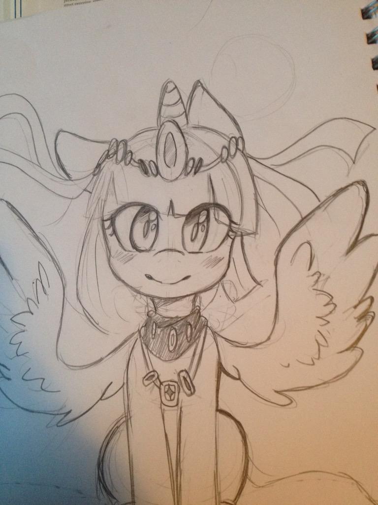 SenpaiGod's tweet image. Twilight sketch I forgot to post