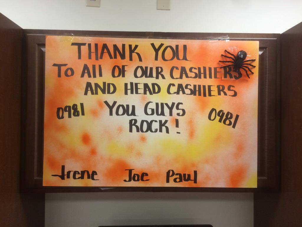 HomeDepot981's tweet photo. Cashier Appreciation Month Luncheon #981Style @paulcandrews1 http://t.co/n8KHaALhns