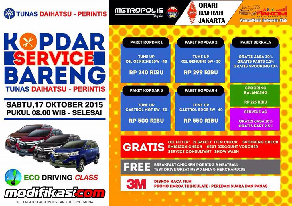 Persiapan kopdar service bareng di <a href="/idTunasDaihatsu/">Tunasdaihatsu</a> Perintis Kemerdekaan. <a href="/TunasGroup/">Tunas Group</a> <a href="/Modifikasicom/">Modifikasi.com</a> <a href="/daihatsuind/">Daihatsu Indonesia</a>