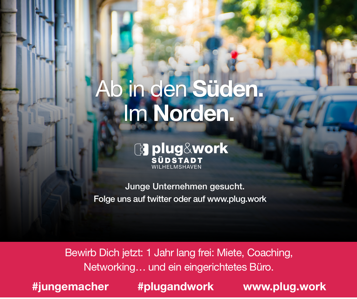 plugandworkwhv's tweet photo. Junge Unternehmen beleben die Südstadt. Wir wollen mehr davon. http://t.co/OKST5H0lzP  #plugandwork #jungemacher http://t.co/zk3FSHpQnT