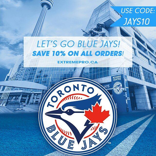 ExtremePro_Team's tweet image. #GoJaysGo

Today only, save 10% on your order by using the coupon code: JAYS10