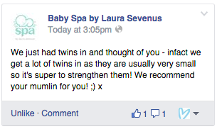 Thank you for the lovely message over on our FB page <a href="/YourBabySpaUK/">Your Baby Spa</a>!