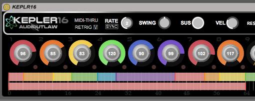 Ableton's tweet photo. #FreeStuffFriday is here! Grab a free rhythmic #MaxforLive sequencer by AudiOutlaw http://t.co/oQwbXiTl8E http://t.co/HPla1HHfHY