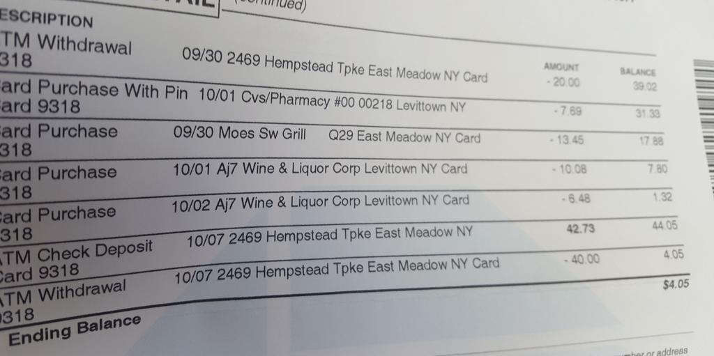 jessicagarden_'s tweet image. Good thing my mom doesn&apos;t see what most of my transactions are 😂😂 levittown wine &amp;amp; liquor #oops #smartspender