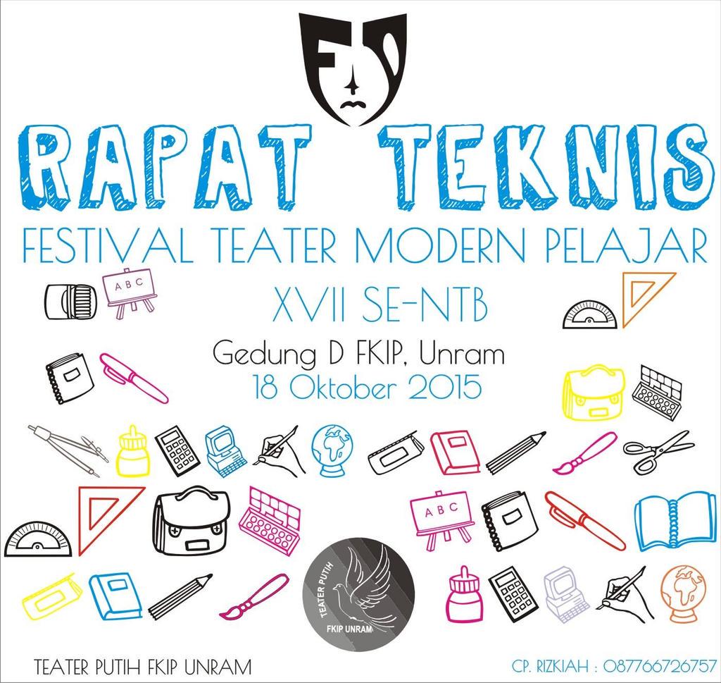 Perlu diketahui kembali kepada peserta Ftmp xvii TM di lksnakan pd tgl 18 oktbr 2015 pkl 7 pg di fkip unram.
