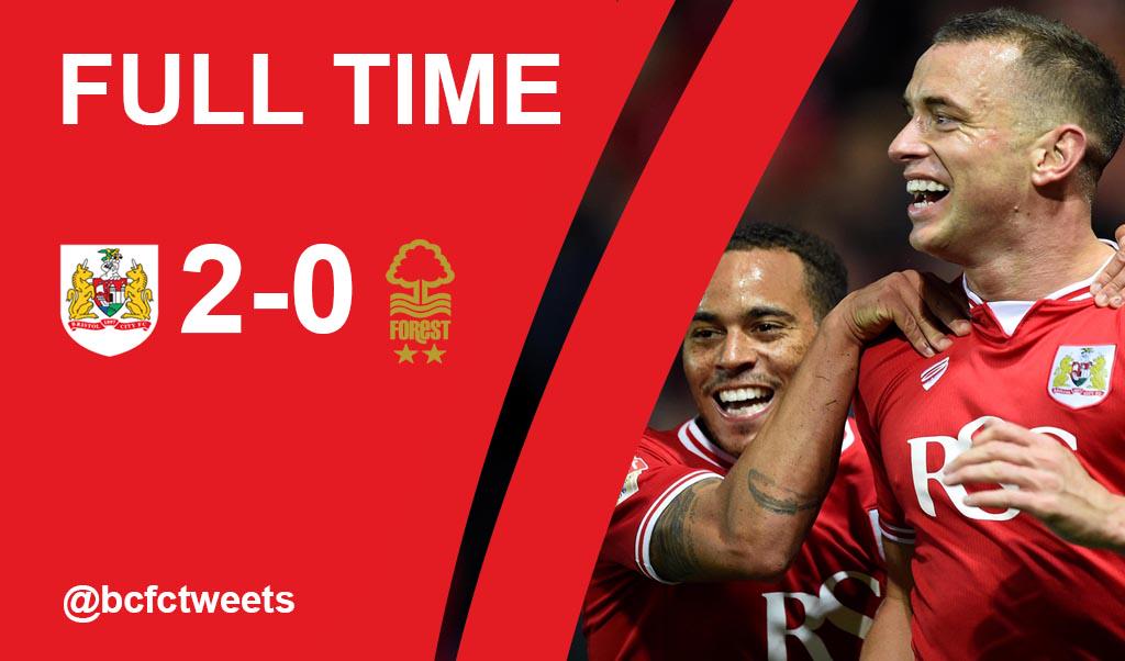 It's all smiles on Steve Cotterill's 100th match as #BristolCity manager. #COYR