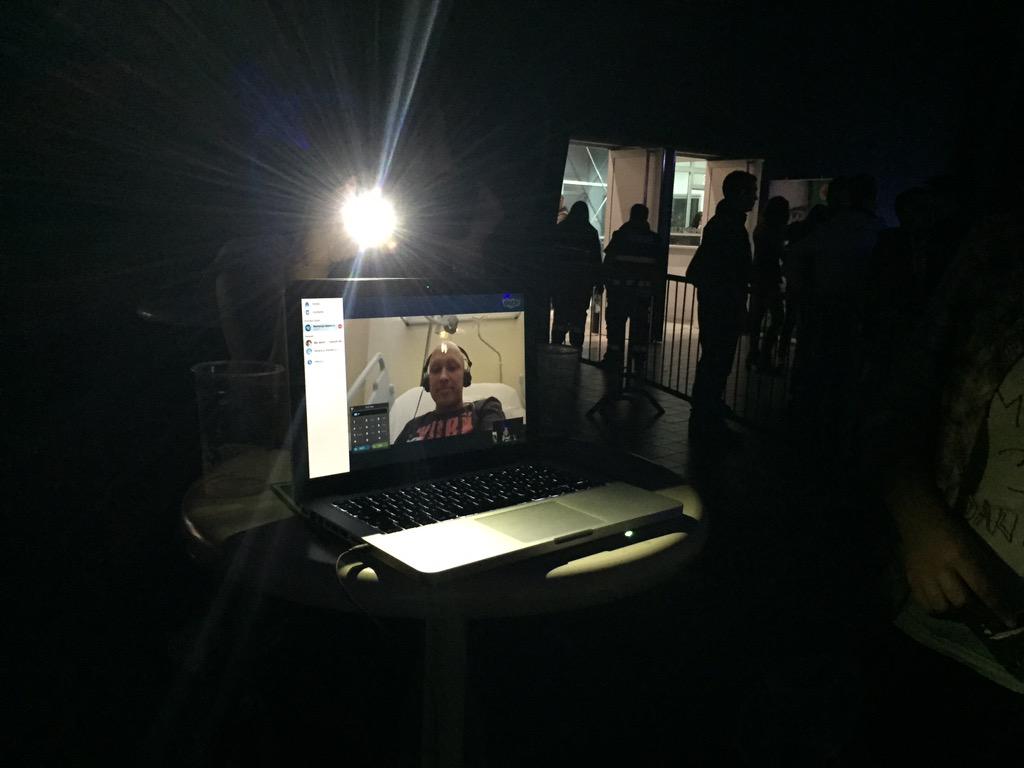 dance4manya's tweet photo. Manja nam se pridružio preko Skype-a ❤️ #Dance4ManyaFestival #zamanju #sms100na3030 http://t.co/uPHosNYQB6