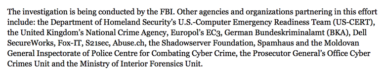 certbund's tweet image. #Dridex #Bugat #Botnet Takedown. Name-Dropping.. Missing anyone?