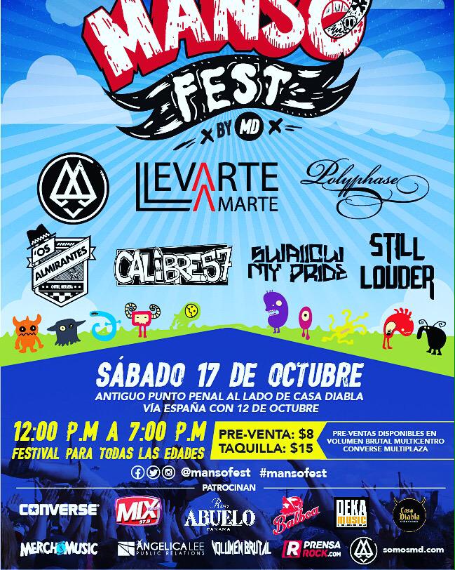#Mansofestmañana! 12 medio día llega temprano y disfruta de todas las bandas gracias a <a href="/ConversePanama/">Converse Panama</a> y <a href="/mix979/">Mix 97.9</a>