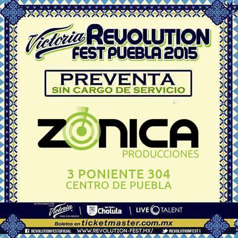 El_fusilmx's tweet photo. Si vas al @RevolutionPue ​compra tu boleto en @zonicamx sin cargo de servicio. 3 poniente #304. Centro de 4 pm a 8 pm http://t.co/Rd68zbKzpo