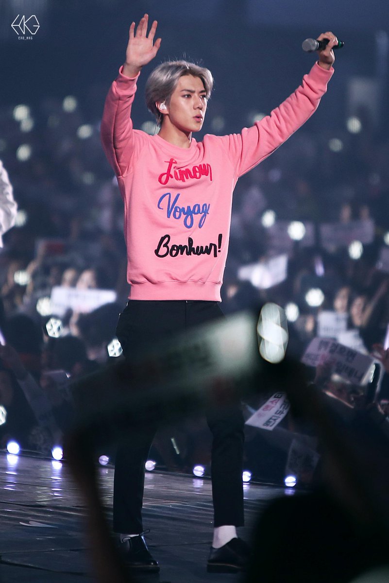 EXO_HKG's tweet photo. [HQ] 151010 EXO-LOVE CONCERT in DOME #새훈 #SEHUN http://t.co/S2ttC1LYwE