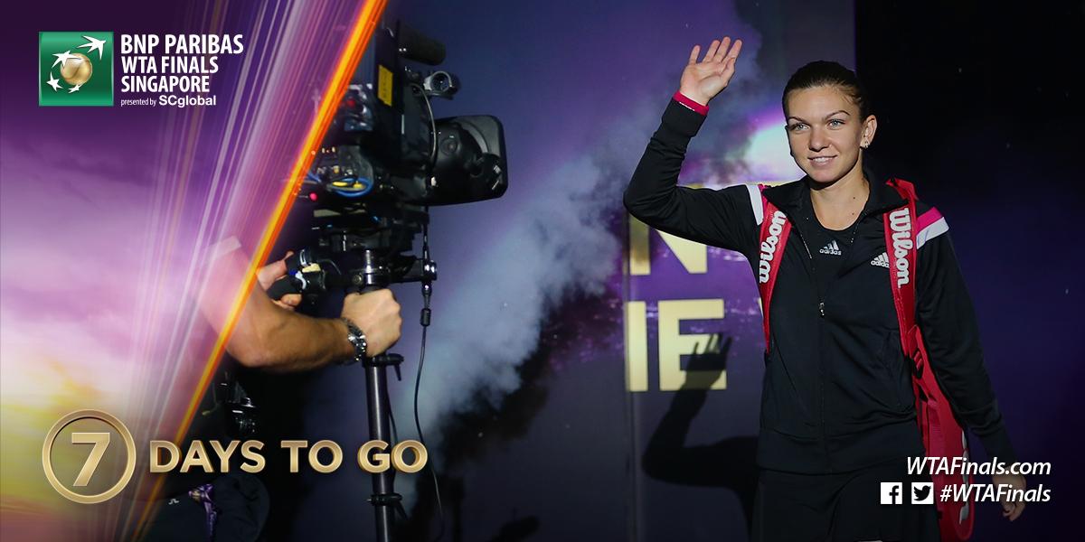 Let the countdown begin

7 days until #WTAFinals!