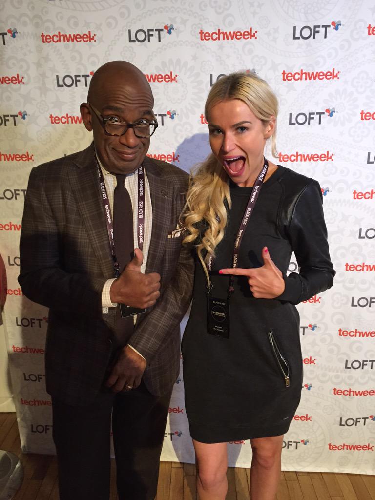 codeverse's tweet image. WOO! @alroker, EVERYBODY! #TechweekNYC