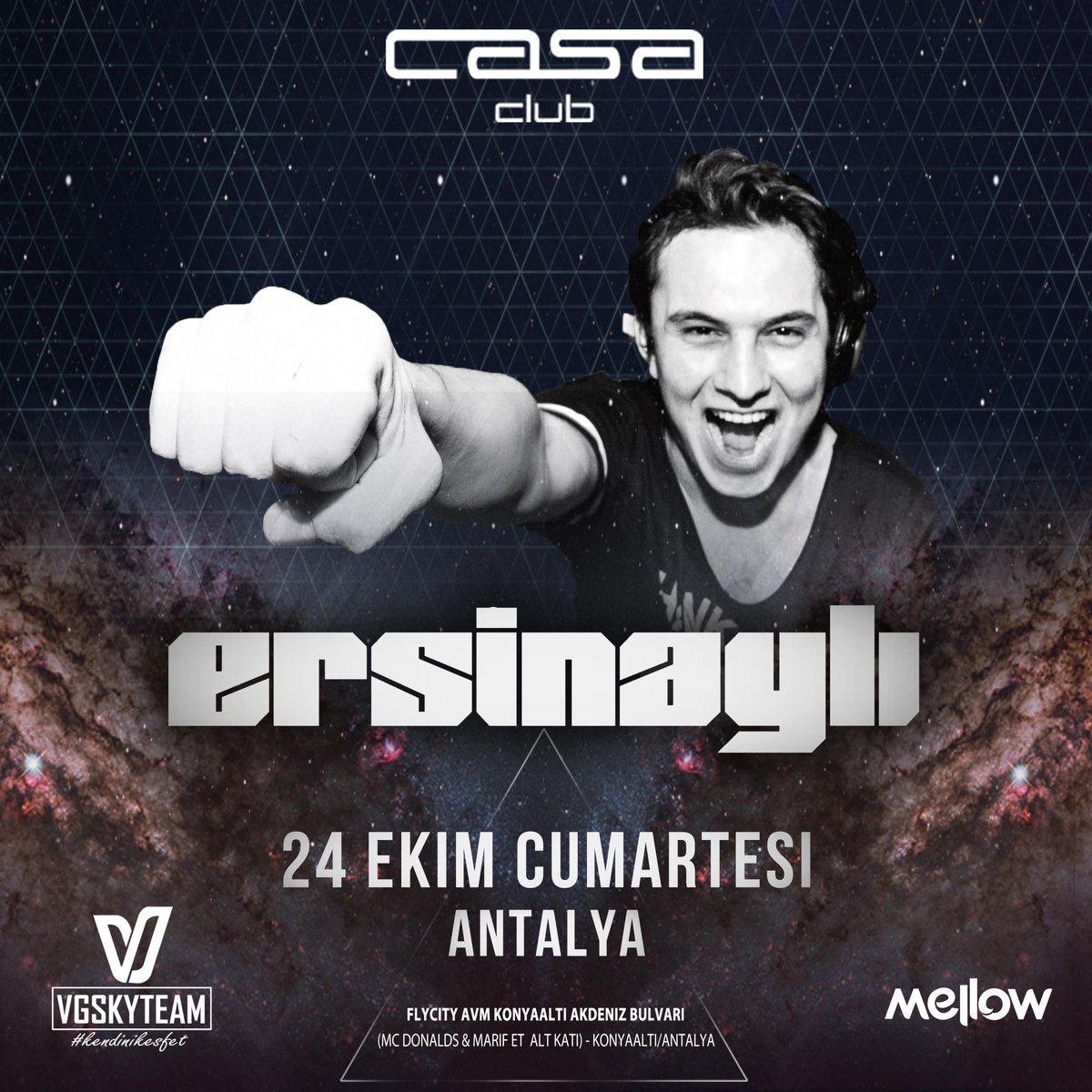 ErsinAyli's tweet photo. ANTALYA - 24 Ekim Cumartesi - Casa Club 

@Vgskyteam​

https://t.co/UStXs9MEQl http://t.co/dL6Ze79yTJ
