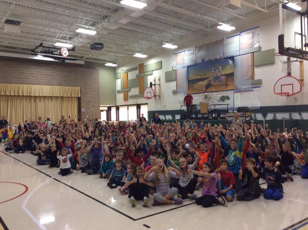 Prairie Elementary (@prairied203) on Twitter photo Prairie students and staff took time to thank <a href="/timmetters/">Timm Etters</a> and celebrate our new mural! #prairiepride #203Pride Prairie students and staff took time to thank <a href="/timmetters/">Timm Etters</a> and celebrate our new mural! #prairiepride #203Pride