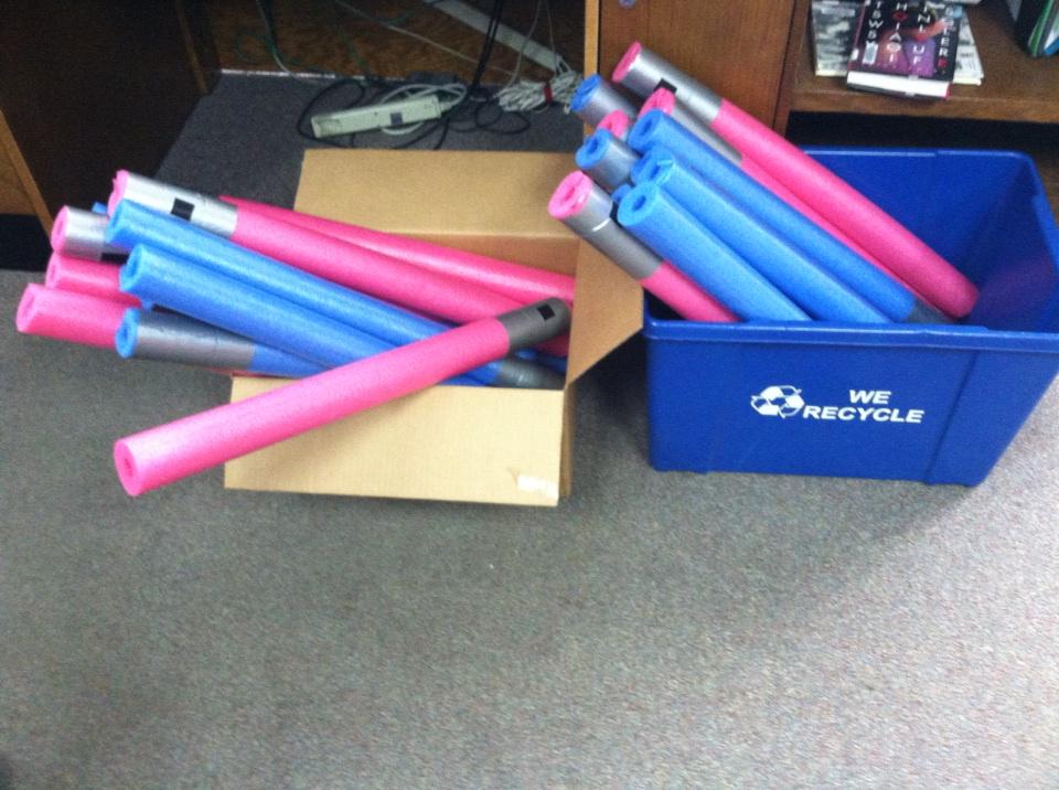 maroonlibrary's tweet photo. The light sabers are ready but are you? 8th hour at your #maroonlibrary http://t.co/tJJpzkOgYn