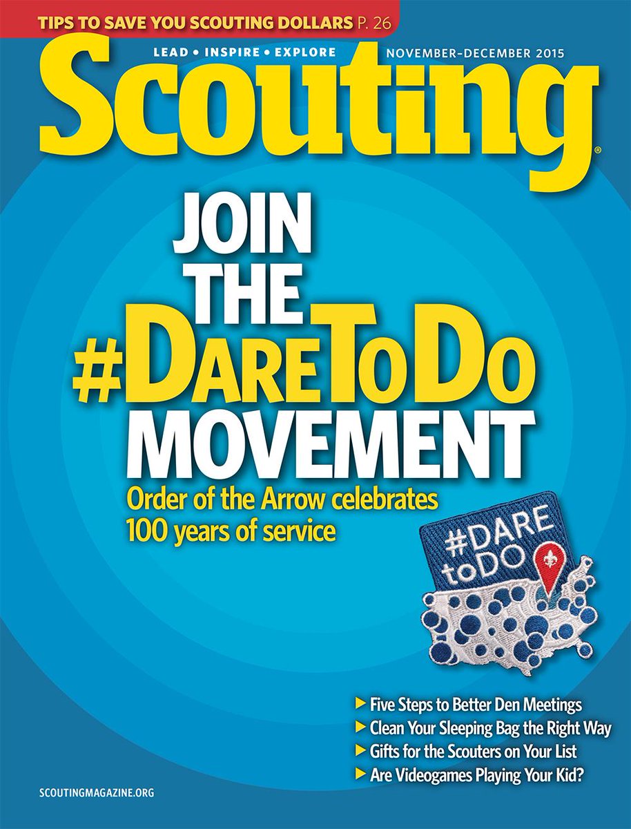 scouting's tweet photo. Coming soon to your mailbox: the November-December edition of Scouting! Read more at http://t.co/Ywbapiz6TA http://t.co/qzD8xIP4Go