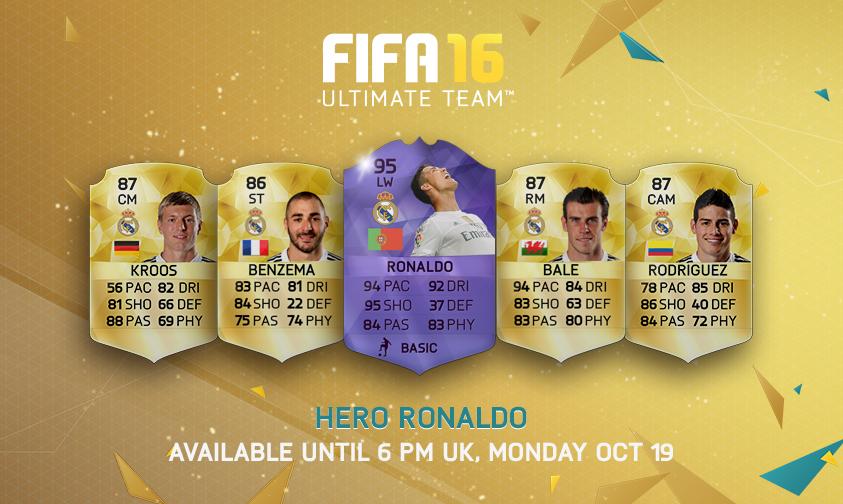 Ea Sports Fifa Hero Ronaldo Available For 72hrs On Console And Mobile Fut Http T Co Hw0a7oe6iu