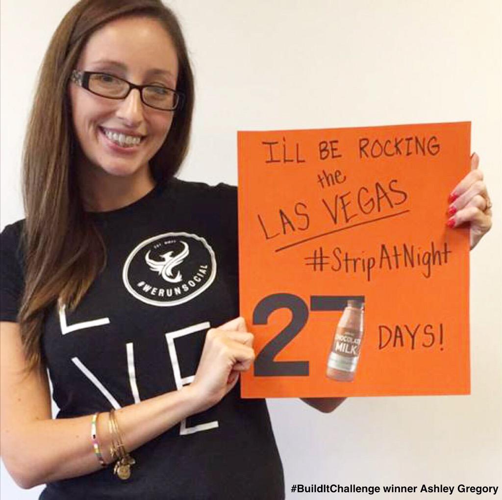 RunRocknRoll's tweet image. Racing the Las Vegas #StripatNight in 27 days - @chocolate_milk &amp;amp; #BuilditChallenge winner @ashleylynn411, too!