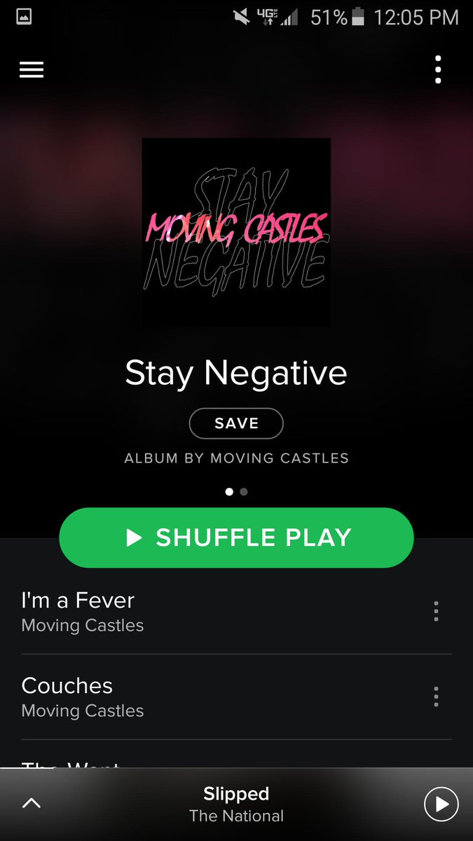 Moving_Castles's tweet image. Stay Negative is also available on @Spotify!