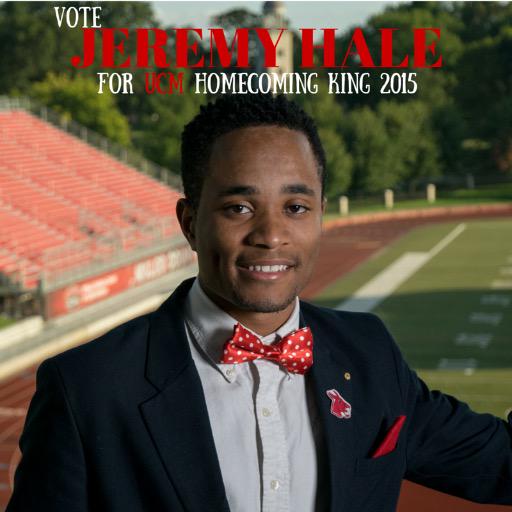 JoshForKing2016's tweet image. Don't forget to Vote Jeremy Hale for UCM Homecoming King 2015 next week!