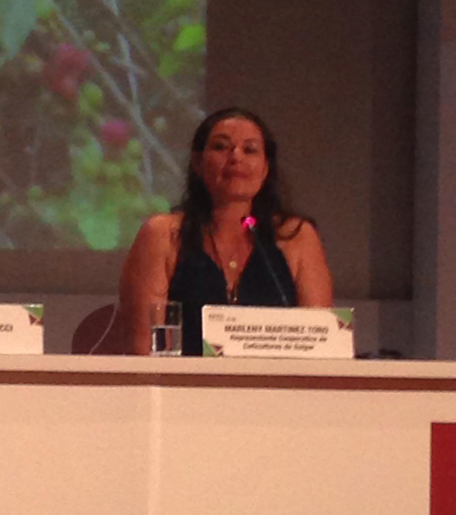 We have to be strong and fight, and if we fall can't stay there -Marleny Martínez, Cafe Norte #IWCAconvention #IWCA