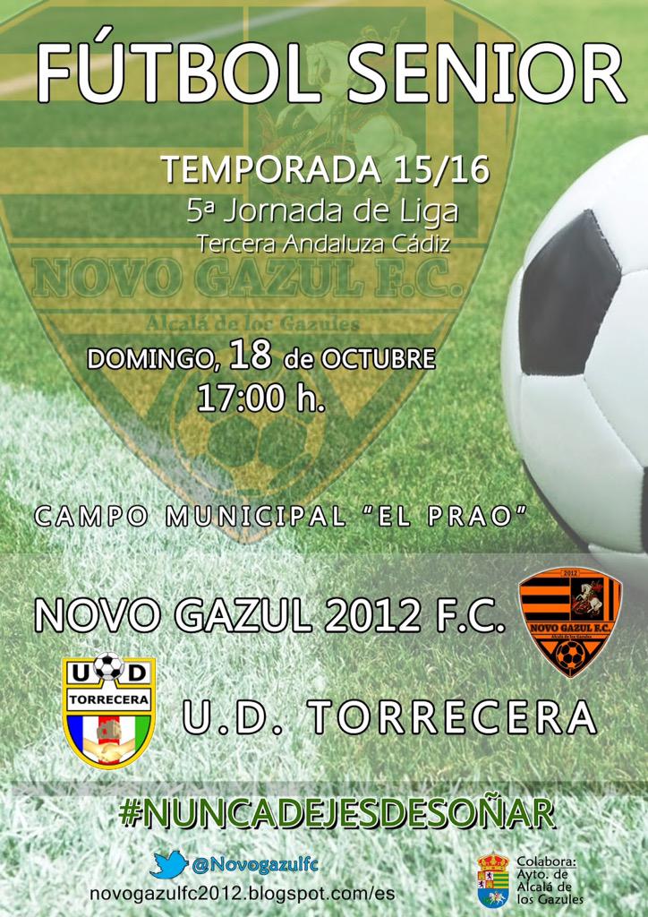 Partidazo!! Senior; domingo 18/a las 17:00h ante el <a href="/ud_torrecera/">Unión Dva. Torrecera</a> ¡te esperamos! #VamosNovo #nuncadejesdesoñar