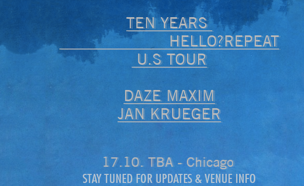 ParadigmPresnts's tweet photo. TOMORROW
10 years of #HelloRepeat loft event
Daze Maxim
Jan Krueger
@tiedchicago
Tickets: http://t.co/ZY78uV8NRM http://t.co/7ZCgO068Ov