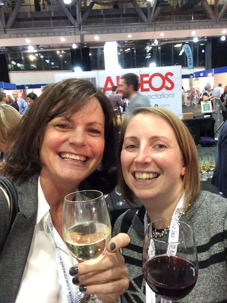 DrDeniseRoss's tweet photo. @thecsp enjoying post conference drinky-poos #physiouk2015 http://t.co/B9xYrEiET2