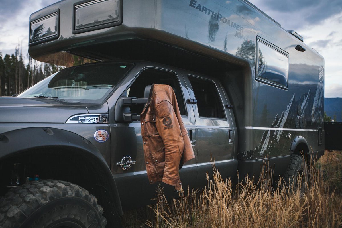 Home is where you hang your @Belstaff and with an <a href="/EarthRoamer/">EarthRoamer</a> that just happens to be anywhere you please.