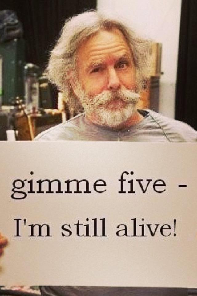 Happy Birthday Bob Weir! Thanks for all the memories - so looking forward to making more 