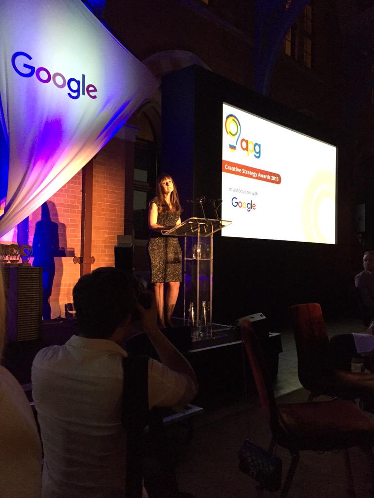 #APG creative strategy awards kick off for 2015 in the tremendous #StPancras Renaissance hotel.