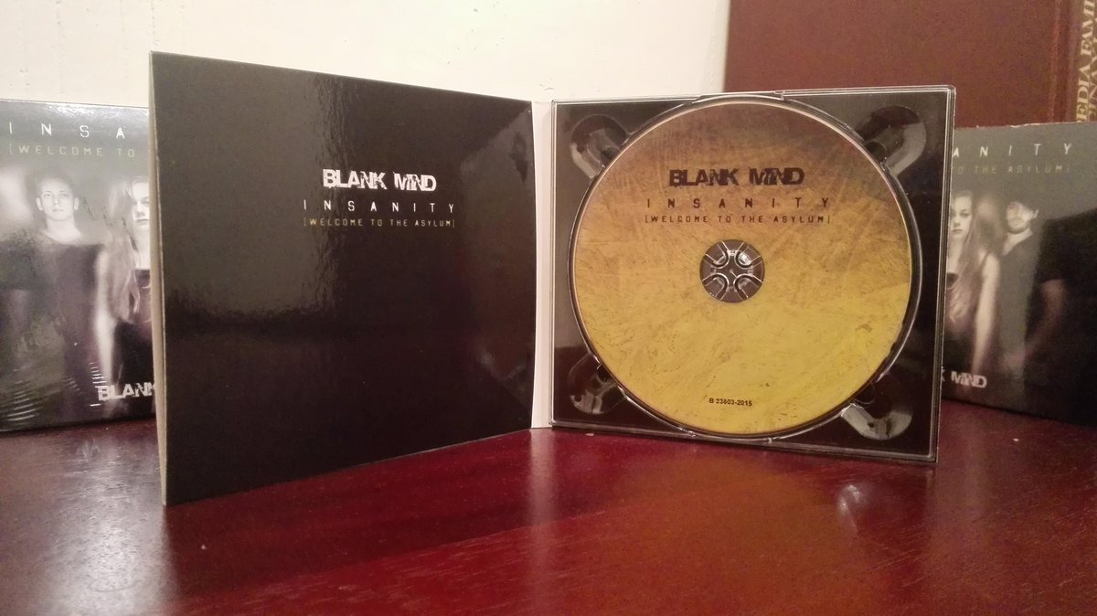 blankmind_of's tweet photo. Ya está a la venta el nuevo disco de BLANK MIND: INSANITY [WELCOME TO THE ASYLUM]. Esperamos que lo disfrutéis! ;) http://t.co/EMtftP4PFq