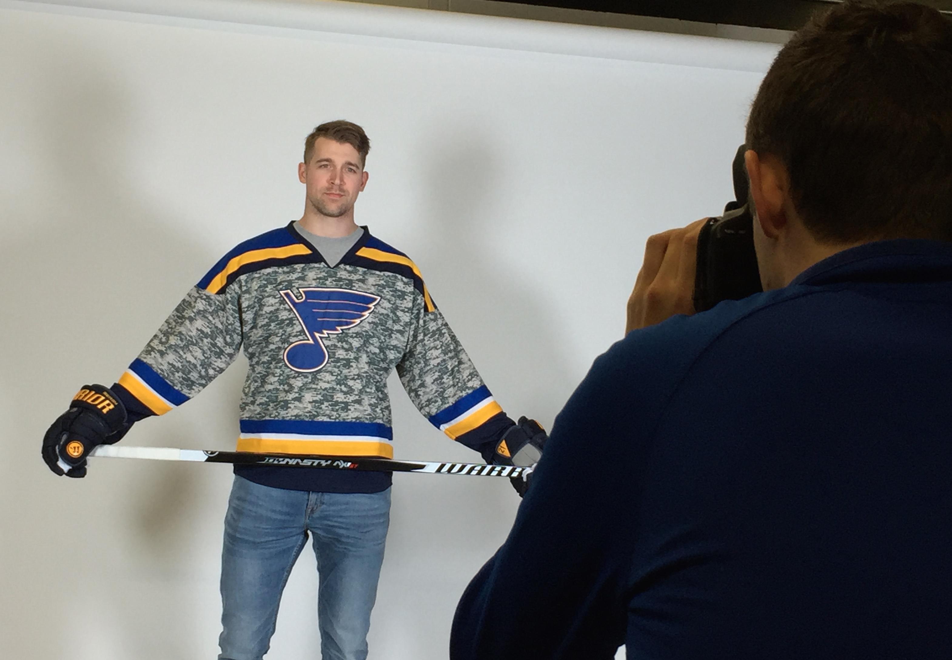 St. Louis Blues on X: Berglund showing off the 11/16 giveaway